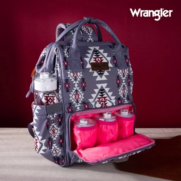 Wrangler Aztec Printed Callie Backpack - Lavender - Picture 6 of 6